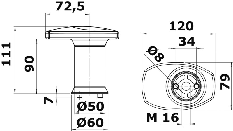 Moduläres System mit Klampe und Kabelklampe
