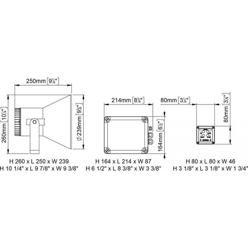 ELECTRONIC HORN HOMOLOGATED BITONAL 12 / 20MT. 12V