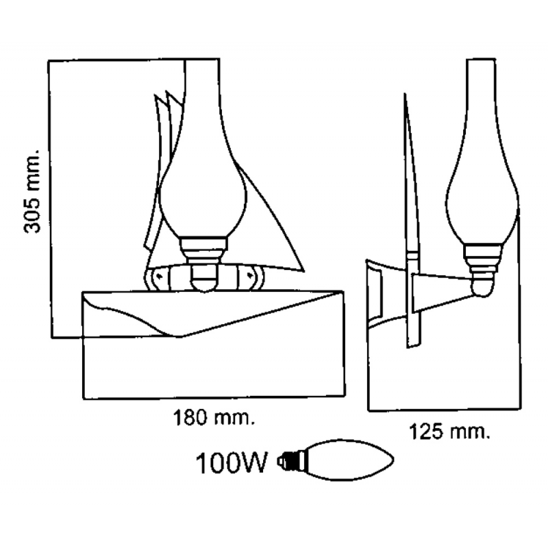LAMPE MIT SEGELSCHIFF