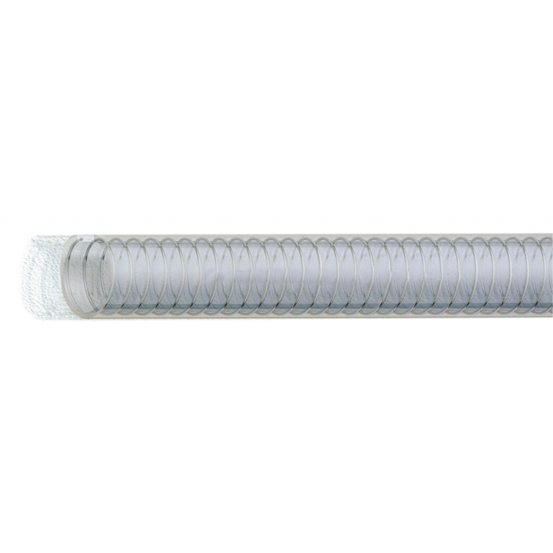 HOSE WITH STEEL WIRE SPIRAL REINFORCEMENT IN ROLLS MT.10
