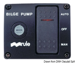 RULE Schalter für De Luxe Bilgenpumpen
