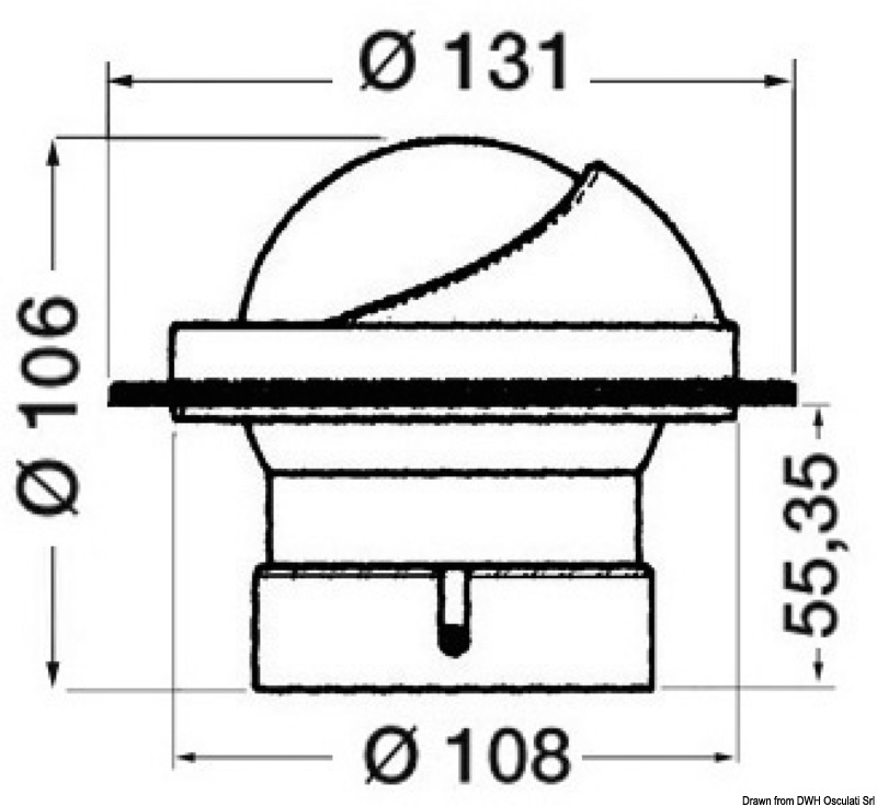 RIVIERA, Kompass Artica 2" 3/4