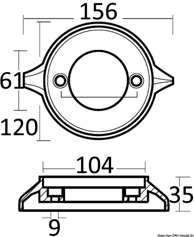 Fuß-Ringanode AQ200/290