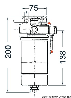Dieselfilter aus Papier - 12 Micron