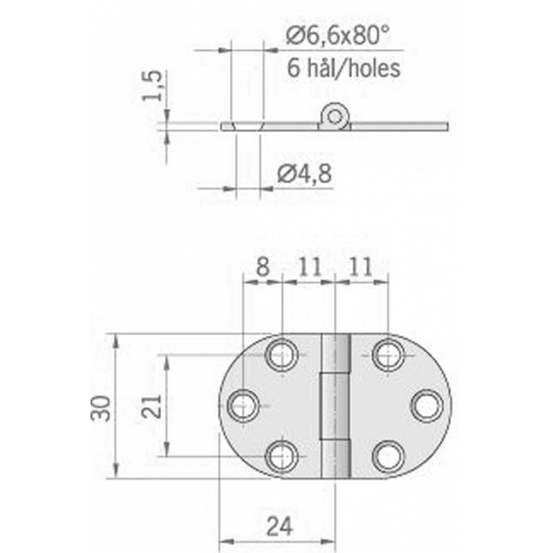 HINGE MM.48X30