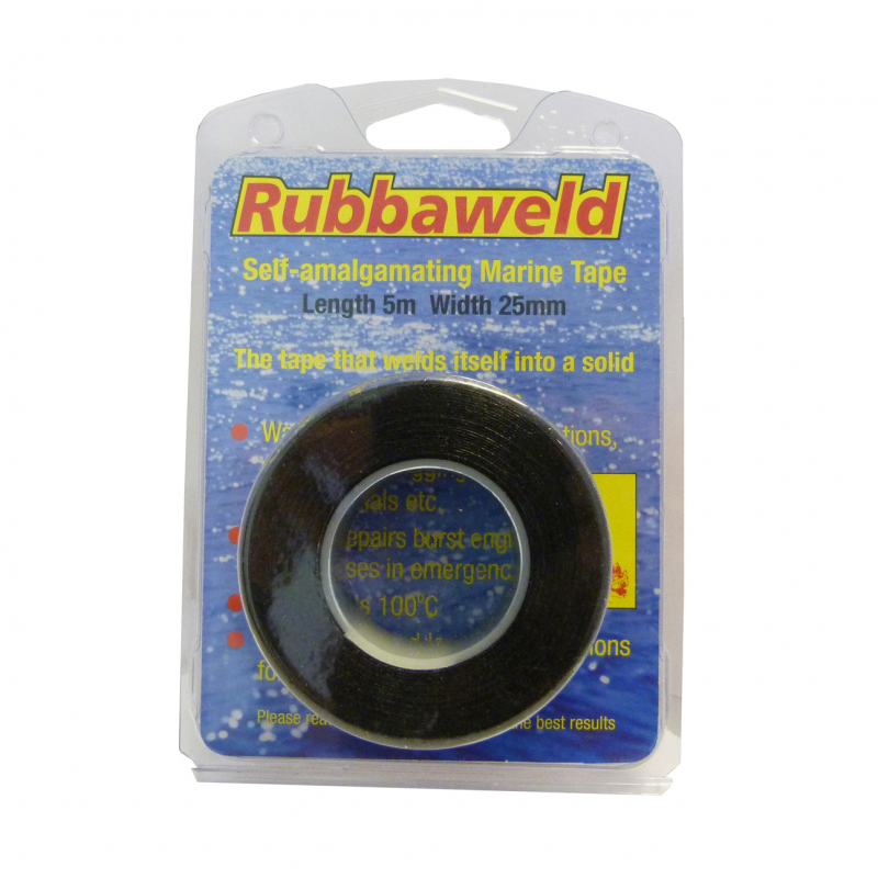 KLEBEBAND RUBBAWELD SCHWARZ Meter5 H mm25