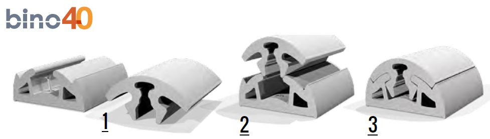 BINO H 40-90 - PROFILE PVC
