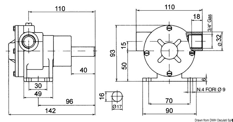 Pumpe NAUCO Modell PM 34