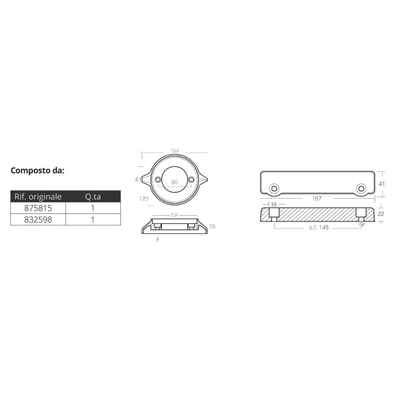 ALUMINIUM KIT VOLVO 280