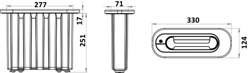 Einbau-Notleiter geeignet für die Norm ISO 15085 und ABYC H-41