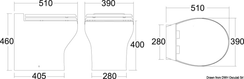 TECMA elektrische Bordtoiletten Silence Plus 2G (2. Generation)