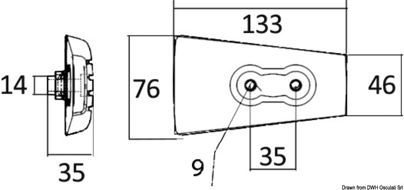Opferanode für Volvo Penta Serie DP