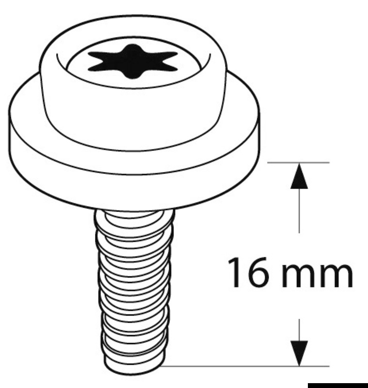 Universalknopf aus CAF-COMPO Verbundmaterial