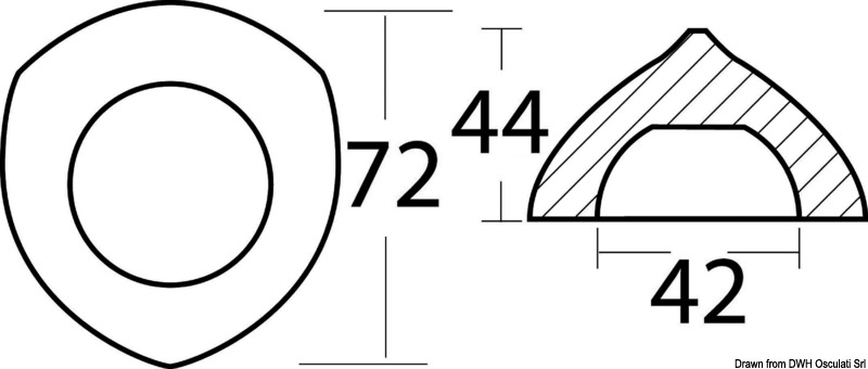 Kegelanode für Propeller