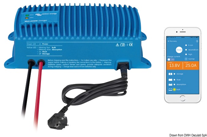 VICTRON Ladegerät Bluesmart IP67 mit Bluetooth-Verbindung