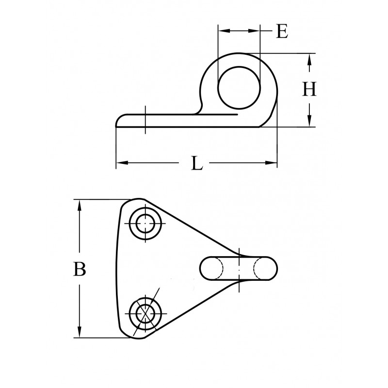 PLÄTTCHE Inox 316 MIT RINGE