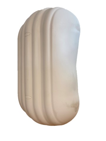 Fender f. Bootswand/Heck 560 mm weiß