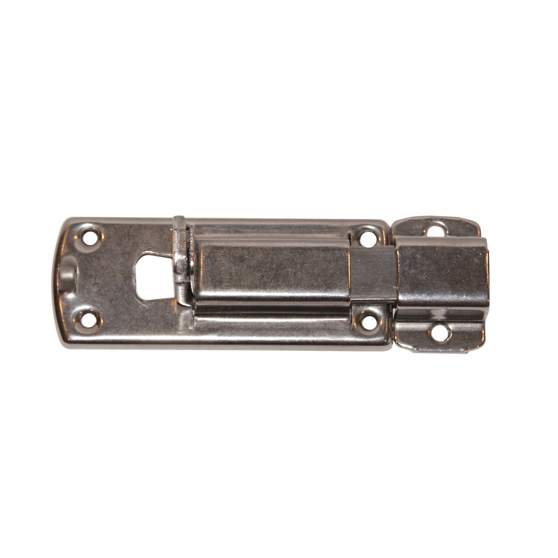BOLZENRIEGEL Inox VORHÄNGESCHLOSS mm 80