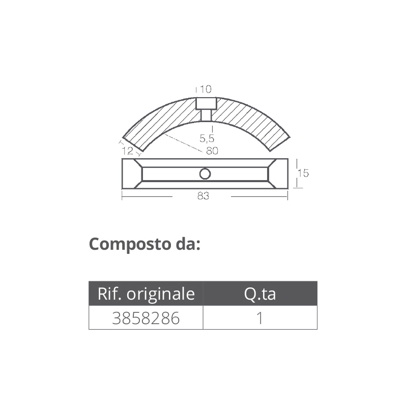 ALUMINIUM KIT VOLVO ELICA 3 PALE