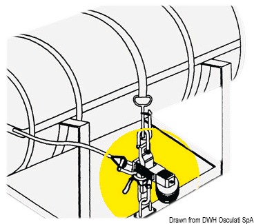 Hydrostatischer Auslöser für Rettungsinseln
