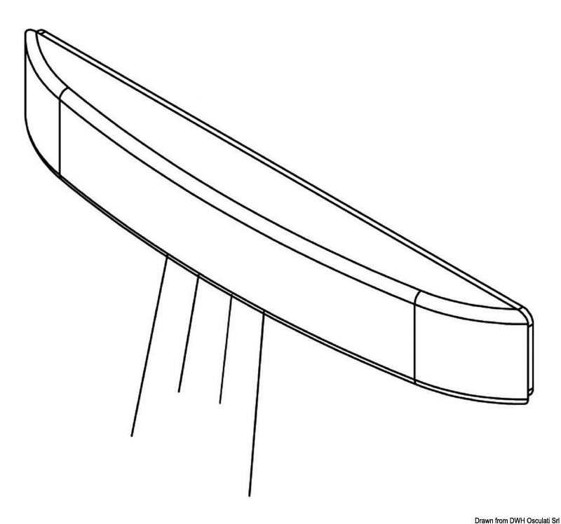 LED-Orientierungsleuchte, ohne Einbau