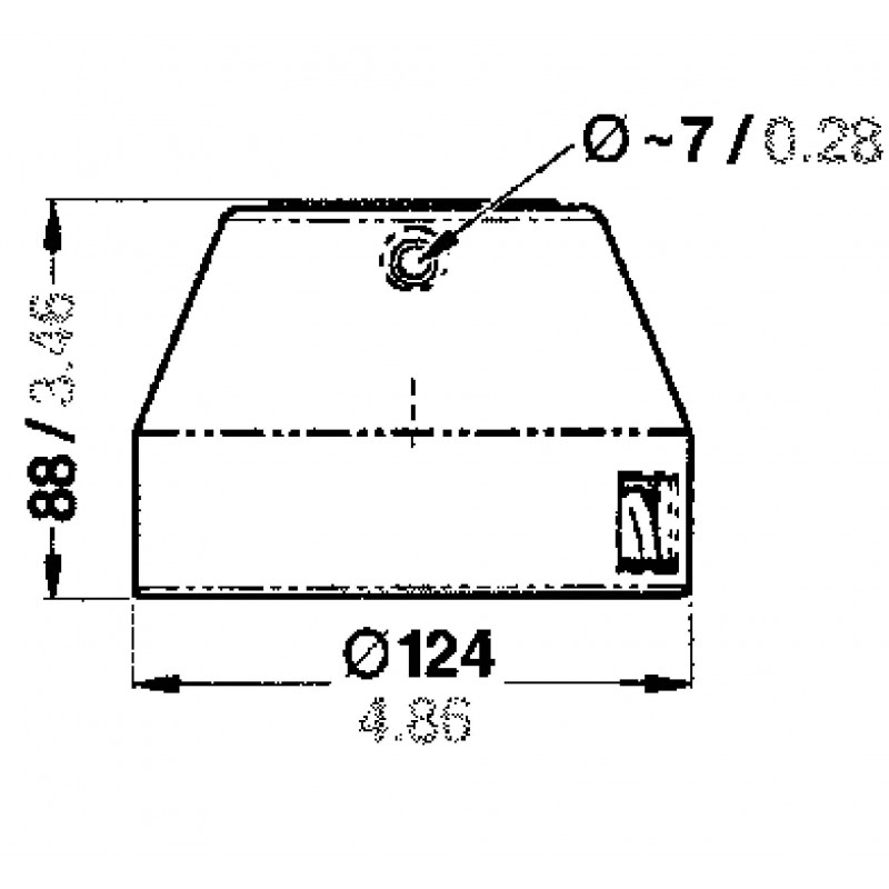 DECKSCHEINWERFER HAMBURG WEISS
