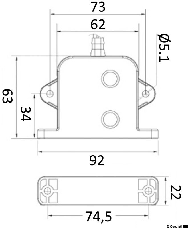 Automatischer Schalter für Lenzpumpen