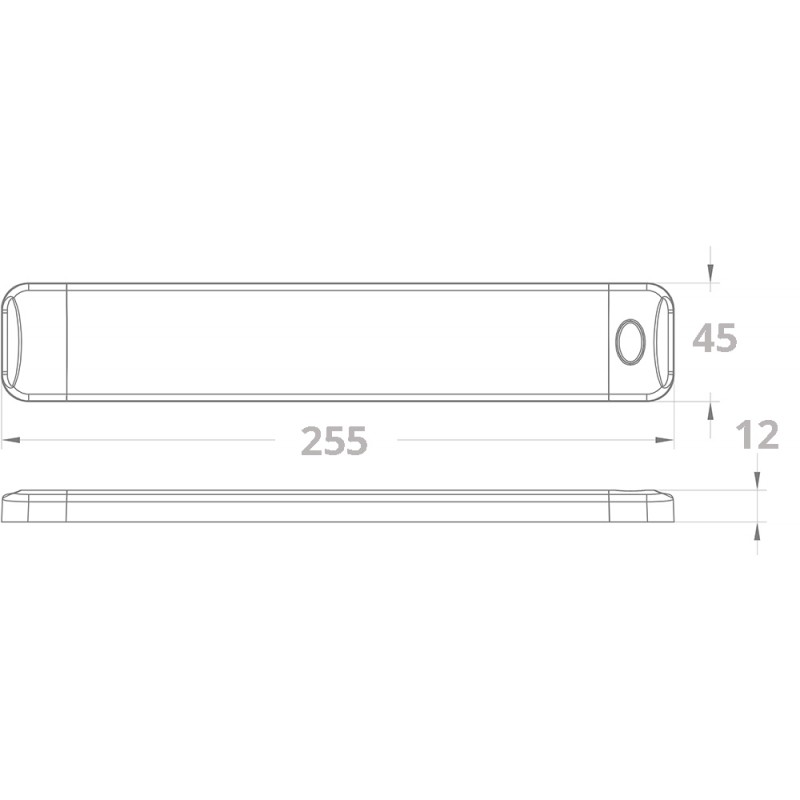 10-30V WHITE / BLUE LED CEILING LAMP