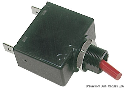 AIRPAX / SENSATA hydraulisch-magnetischer Kippschalter mit aufladbarer, automatischer Sicherung