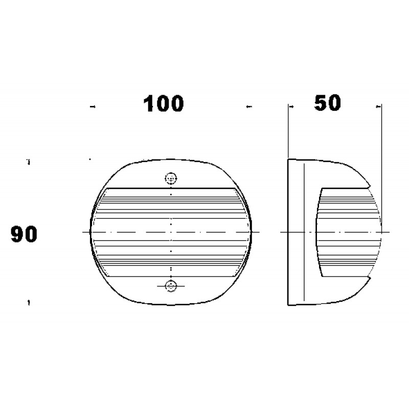 BICOLOR NAVIGATION LIGHTS STELLA POLARE SERIES