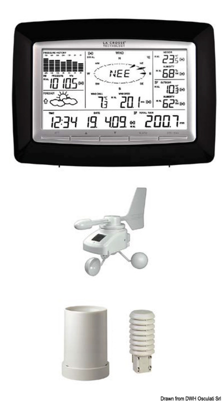 Professionelle drahtlose Wetterstation