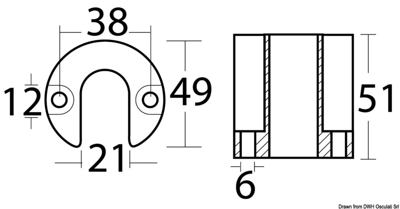 Anode für Motorfuß Bravo/Blackhawk