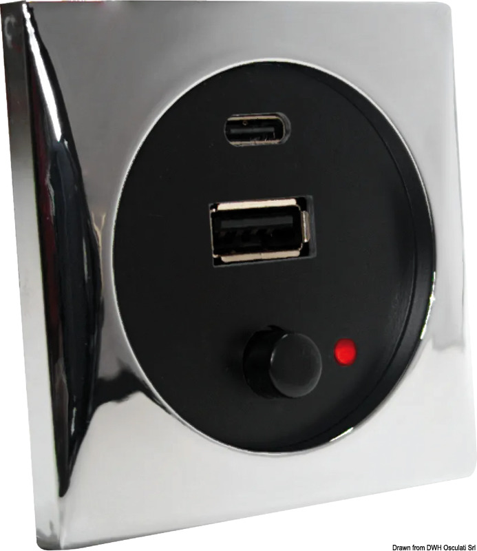 USB A+C Buchse