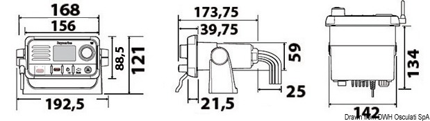 Radio RAYMARINE VHF Ray53