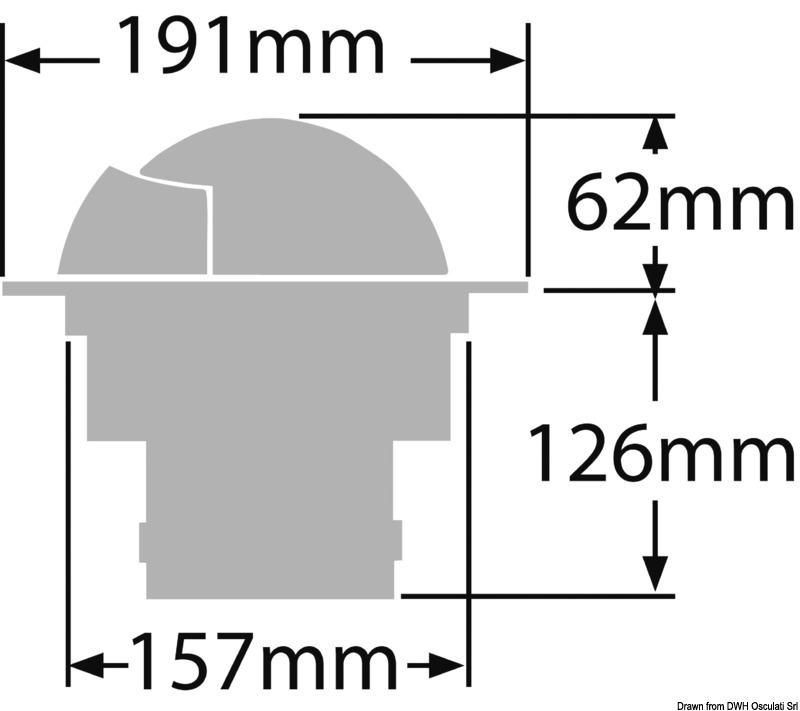 RITCHIE Kompasse Globemaster 5'' (127 mm) m. Kompensiereinrichtungen u. Beleuchtung