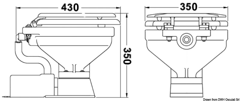 JABSCO elektrische Toilette