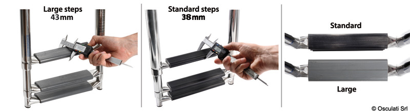 Easy Up - unter der Badeplattform zu montierende Leiter mit Griffen