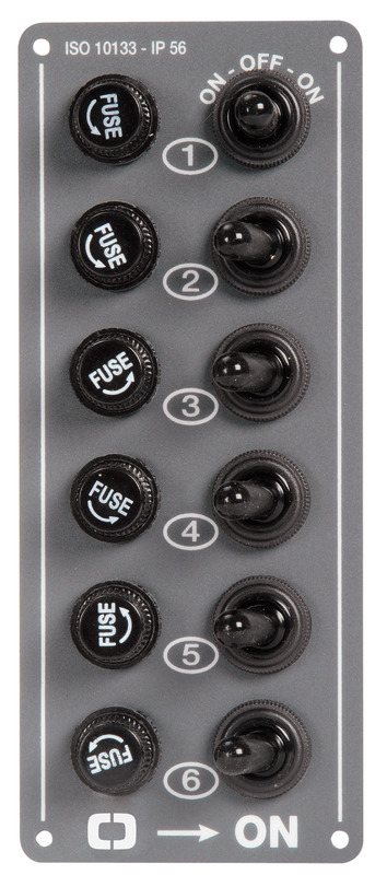 Elektrische Schalttafel, senkrecht