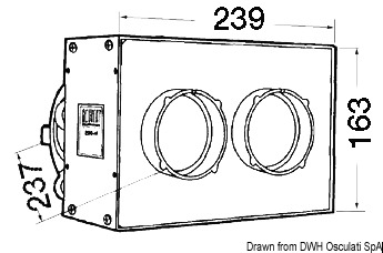 HEATER CRAFT Zentralheizung mit zwei Schlauchausgänge