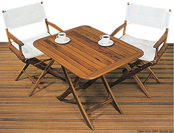 Klappbarer Tisch ARC Teak