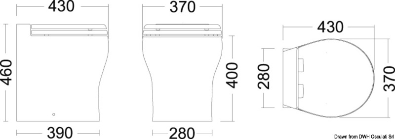 TECMA elektrische Bordtoiletten Elegance (2. Generation)