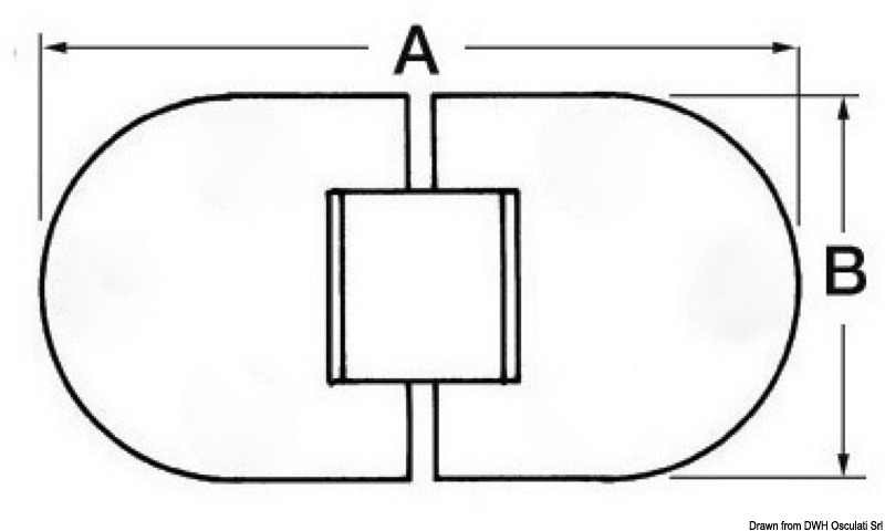 Klappscharniere, 2mm