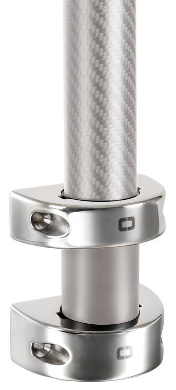 Wandbuchse für Kohlenstoffpfahl Ø 38 mm