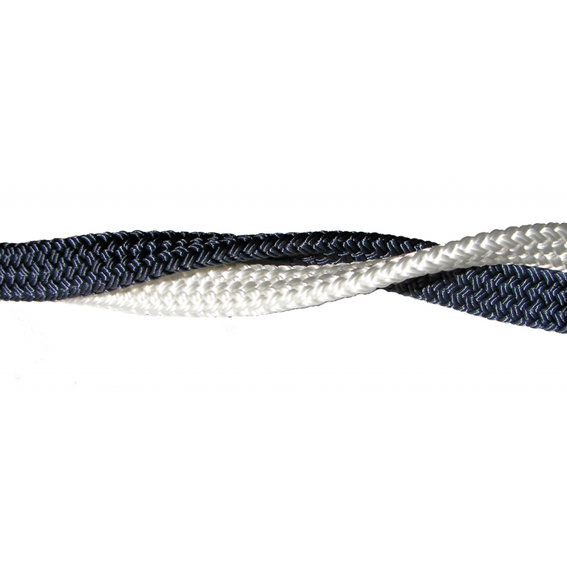 BLACK FLAT BRAID Ø MM.12 MT100