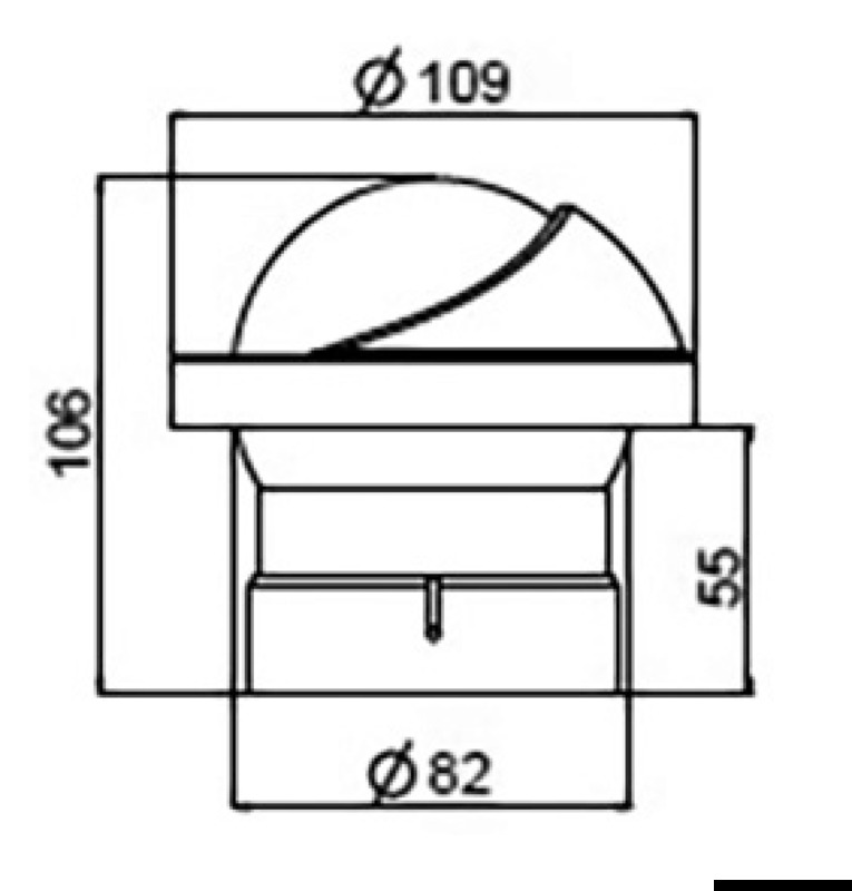 Einbaukompasse RIVIERA Artica Slim 2” 3/4