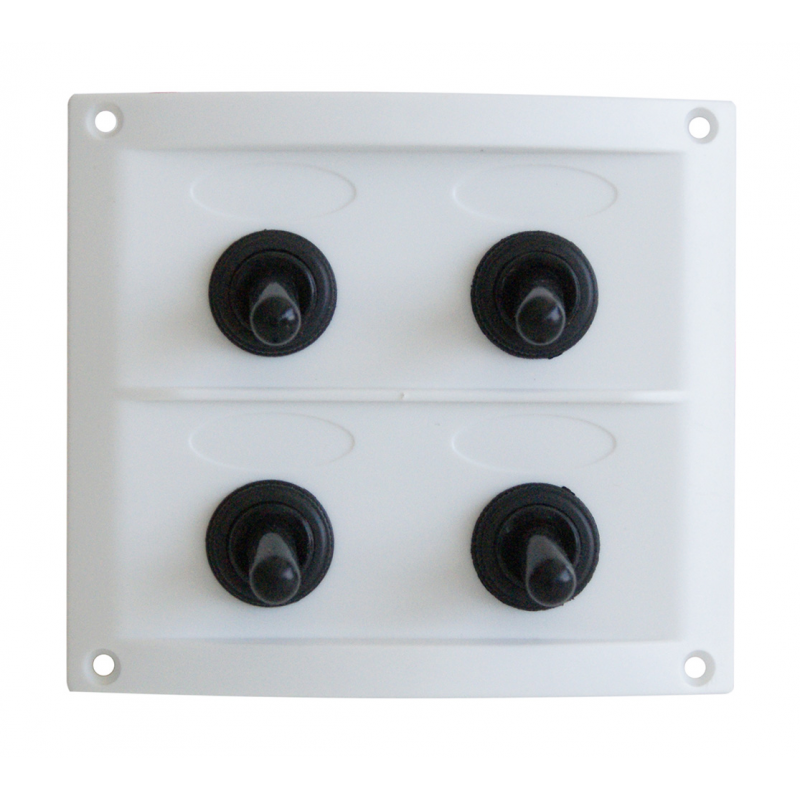 ELEKTRISCHE SCHALTTAFEL WEISS 4 SCHALTER