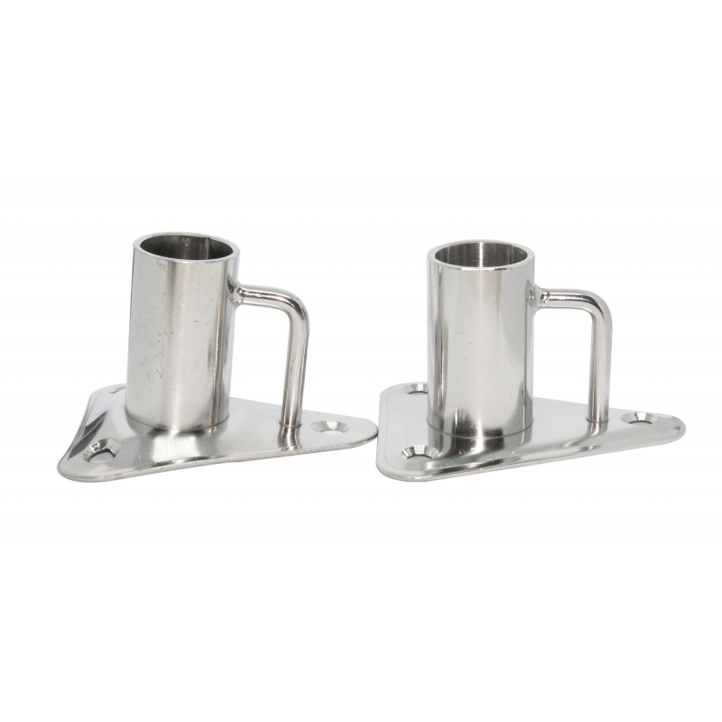 HALTER FÜR RELINGSTÜTZE Inox GERADE