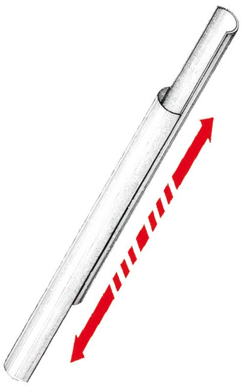 Wantenschoner aus eloxiertem Aluminium