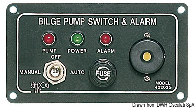 Schalttafel für Elektrobilgenpumpen (1254)
