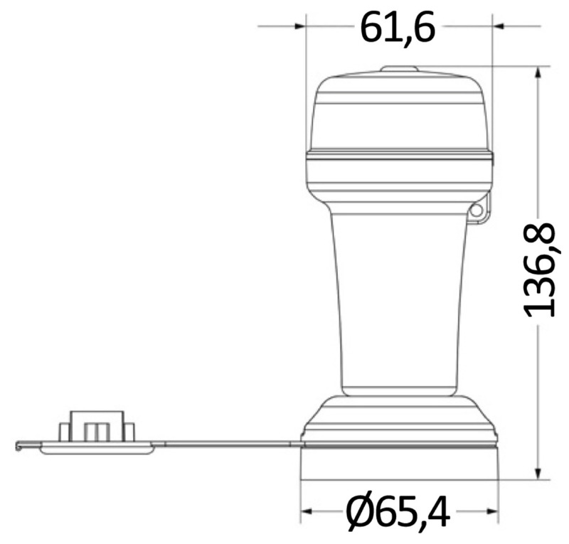 Multifunktions-LED-Navigationslichter mit Batterie